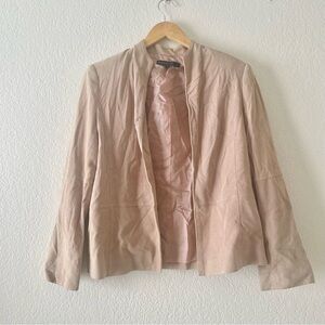 Lafayette 148 Perforated Suede Jacket